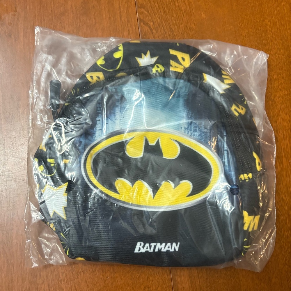 Batman Kids Backpack - Black and Yellow